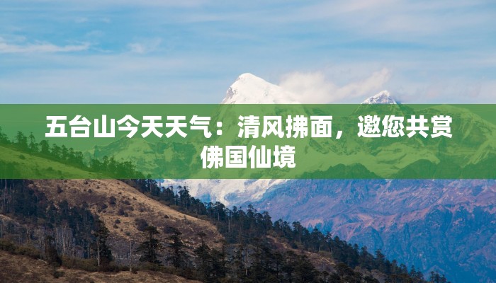 五台山今天天气：清风拂面，邀您共赏佛国仙境