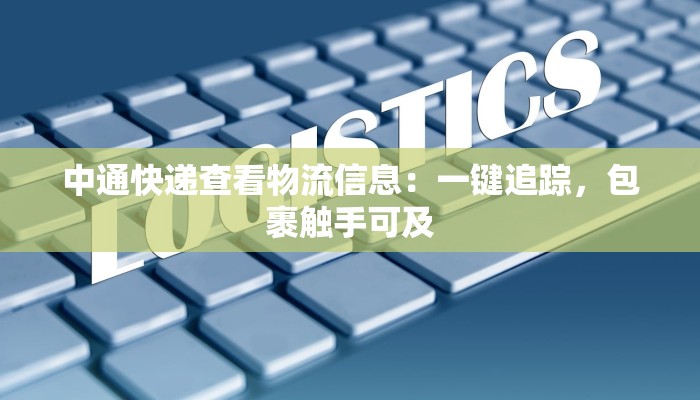 中通快递查看物流信息：一键追踪，包裹触手可及