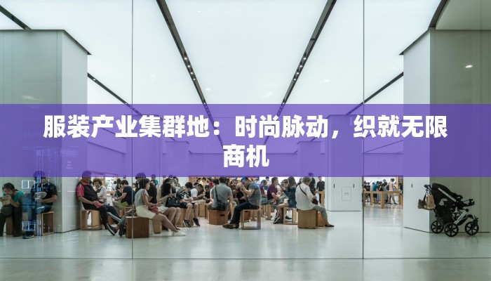 服装产业集群地：时尚脉动，织就无限商机