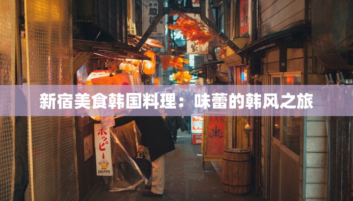 新宿美食韩国料理:味蕾的韩风之旅 新宿美食韩国料理:味蕾的韩风之旅